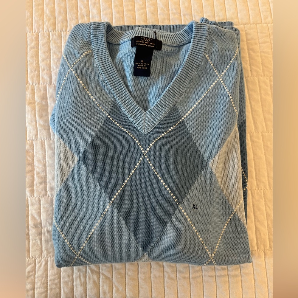 Brooks Brothers V Neck Sweater